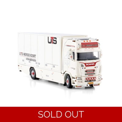 WSI TRUCK 1.50 UTS Hersevoort; SCANIA S HIGHLINE CS20H 4X2 RIGED BOX TRUCK 4X2 title=